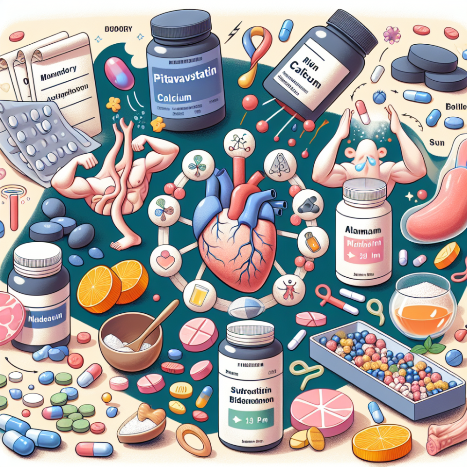 Wechselwirkungen von Nahrungsergänzungsmitteln mit Pitavastatin calcium